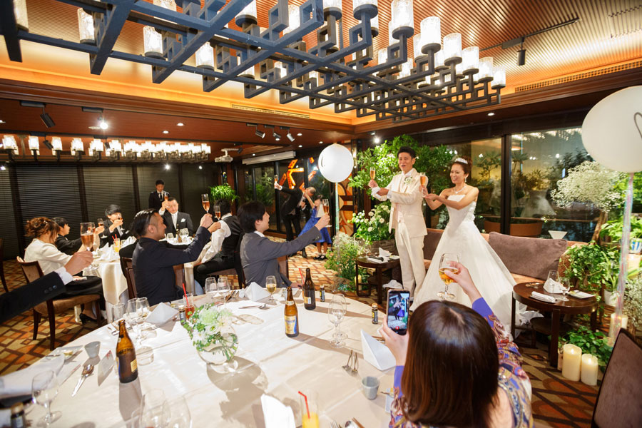 Wedding Photography　乾杯